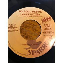 Deniece Williams My Soul Desire USED VINYL 7INCH 45 RPM SINGLE PROMO