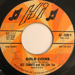 Ace Cannon Gold Coins / Sea Cruise USED VINYL 7INCH 45 RPM PROMO