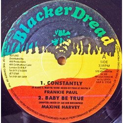 Frankie Paul / Maxine Harvey / Junior Cat / Mafia & Fluxy Constantly / Baby Be True / Ever Living Ever Sure / Rubber Dubs Boy Head Version USED VINYL 