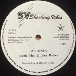 Beenie Man / Jack Radics By Gones / Hold Me Tight USED VINYL 12INCH 45 RPM