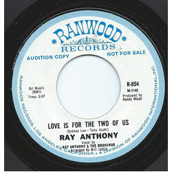 Ray Anthony Love Is For The Two Of Us USED VINYL 7INCH 45 RPM SINGLE PROMO
