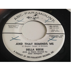 Della Reese And That Reminds Me USED VINYL 7INCH 45 RPM SINGLE PROMO