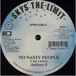 Anthony B / Round Head No Nasty People / Wall Of Concience USED VINYL 12INCH 45 RPM