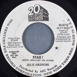 Julie Andrews Star! USED VINYL 7INCH 45 RPM PROMO