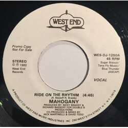 Mahogany Ride On The Rhythm (Promo) Vinyl 7" USED