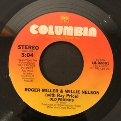 Roger Miller / Willie Nelson / Ray Price Old Friends USED VINYL 7INCH 45 RPM SINGLE STYRENE