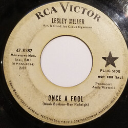Lesley Miller Once A Fool USED VINYL 7INCH 45 RPM SINGLE PROMO