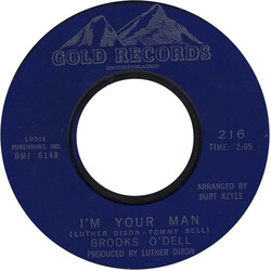 Brooks O'Dell I'm Your Man USED VINYL 7INCH 45 RPM