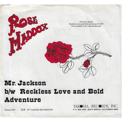 Rose Maddox Reckless Love And Bold Adventure / Mr. Jackson USED VINYL 7INCH 45 RPM STYRENE