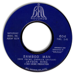 Jayson King Bamboo Man / Heartaches USED VINYL 7INCH 45 RPM STYRENE