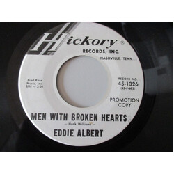 Eddie Albert Men With Broken Hearts USED VINYL 7INCH 45 RPM SINGLE PROMO