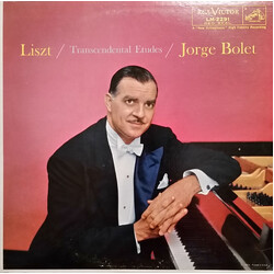Franz Liszt / Jorge Bolet Transcendental Etudes Vinyl LP USED