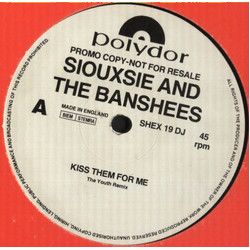 Siouxsie & The Banshees Kiss Them For Me USED VINYL 12INCH 45 RPM PROMO