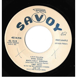 Libby Dean Ding Dong Rock-A-Billy Wedding USED VINYL 7INCH 45 RPM PROMO