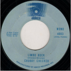 Chubby Checker Limbo Rock / Let’s Twist Again Vinyl 7" USED