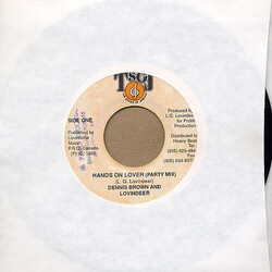 Dennis Brown / Lloyd Lovindeer Hands On Lover USED VINYL 7INCH 45 RPM