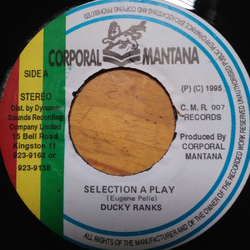 Ducky Ranks Selection A Play Vinyl 7" USED