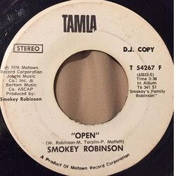Smokey Robinson Open USED VINYL 7INCH PROMO STEREO MONO