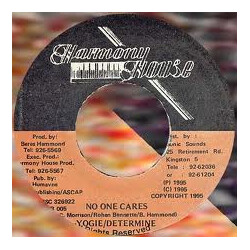 Yogie / Determine No One Cares USED VINYL 7INCH 45 RPM