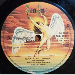 Bad Company (3) Rock 'N' Roll Fantasy USED VINYL 7INCH SINGLE 45 RPM
