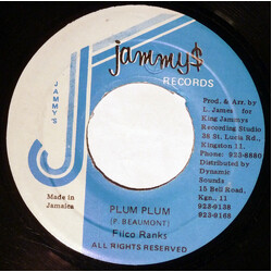 Filco Ranks Plum Plum USED VINYL 7INCH 45 RPM
