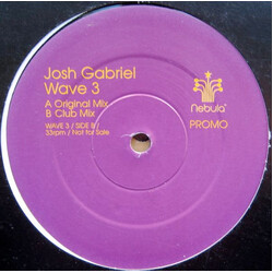Josh Gabriel Wave 3 USED VINYL 12INCH PROMO