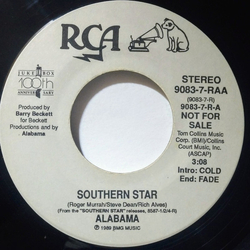Alabama Southern Star Vinyl 7" USED