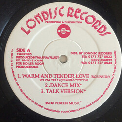 Sylvia Tella / Joseph Cotton Warm And Tender Love USED VINYL 12INCH