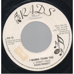 Sugar Minott I Wanna Thank You USED VINYL 7INCH 45 RPM SINGLE