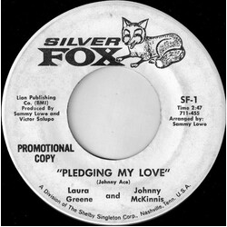 Laura Greene / Johnny McKinnis Pledging My Love USED VINYL 7INCH 45 RPM PROMO