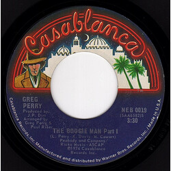 Greg Perry The Boogie Man USED VINYL 7INCH 45 RPM SINGLE STYRENE