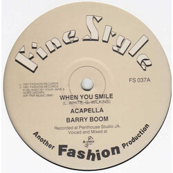 Barry Boom / Steely & Clevie When You Smile / Missing Link USED VINYL 12INCH 45 RPM SINGLE