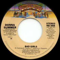 Donna Summer Bad Girls USED VINYL 7INCH 45 RPM SINGLE