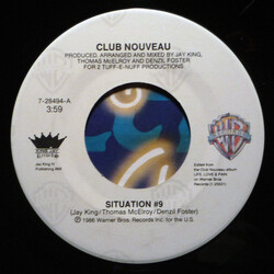 Club Nouveau Situation #9 / Pump It Up (Lean On Me) Reprise USED VINYL 7INCH SINGLE