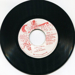 Jack Radics Love Child USED VINYL 7INCH 45 RPM SINGLE