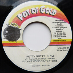 Wayne Wonder / Texture (6) Hotty Hotty Girls USED VINYL 7INCH 45 RPM