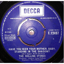 The Rolling Stones Have You Seen Your Mother, Baby, Standing In The Shadow? USED VINYL 7INCH 45 RPM SINGLE