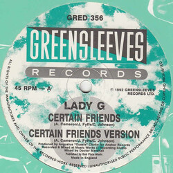 Lady G Certain Friends VINYL 12" USED