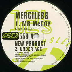 Merciless / New Product / Junior Reid / Outlaw Candy Mr. McCoy / Under Age / Rub A Dub It USED VINYL 12INCH 45 RPM