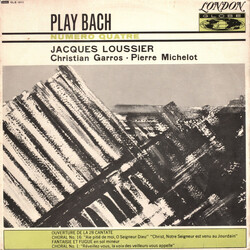 Jacques Loussier / Christian Garros / Pierre Michelot Play Bach No. 4 Vinyl LP USED