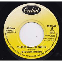 The Silvertones That's When It Hurts / I've Got This Feeling USED VINYL 7INCH 45 RPM