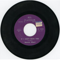 Donnie Elbert If I Can't Have You Vinyl 7" USED