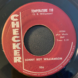 Sonny Boy Williamson (2) Temperature 110 / Lonesome Cabin Vinyl 7" USED