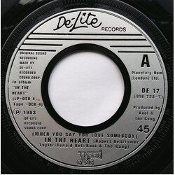 Kool & The Gang (When You Say You Love Somebody) In The Heart USED VINYL 7INCH SINGLE