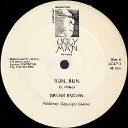 Dennis Brown / Ken Bob Run Run / Wonder Why USED VINYL 12INCH