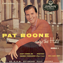 Pat Boone Sings The Hits Number 2 USED VINYL 7INCH 45 RPM EP