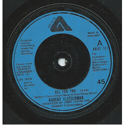Robert Fleischman All For You USED VINYL 7INCH 45 RPM SINGLE