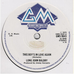 Long John Baldry This Boy's In Love Again USED VINYL 7INCH 45 RPM SINGLE STEREO
