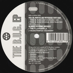 Fuck The Industry And Motherfuck Radio, Man! / No Vocals Necessary Movement The B.U.G. EP USED VINYL 12INCH EP 45 RPM