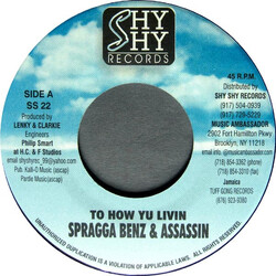 Spragga Benz / Assassin / Razah To How Yu Livin / One Life To Live USED VINYL 7INCH 45 RPM
